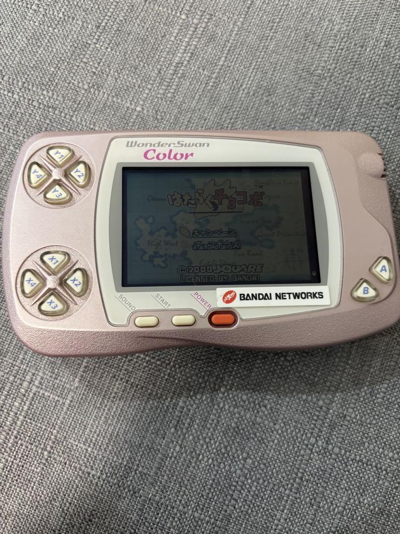 本体ワンダスワンカラー　ピンク 7,000円