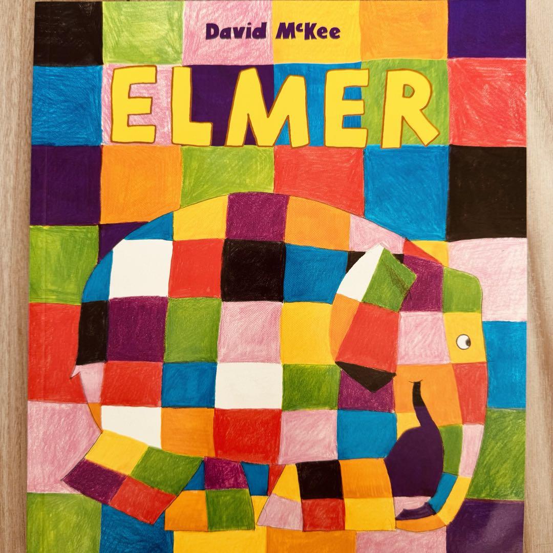 英語絵本 Elmer ぞうのエルマー - メルカリ