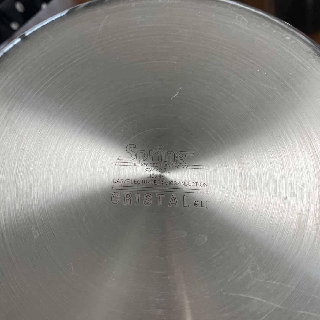 スイス製 ステンレス鋼 フライパン 24cm ソテーパン