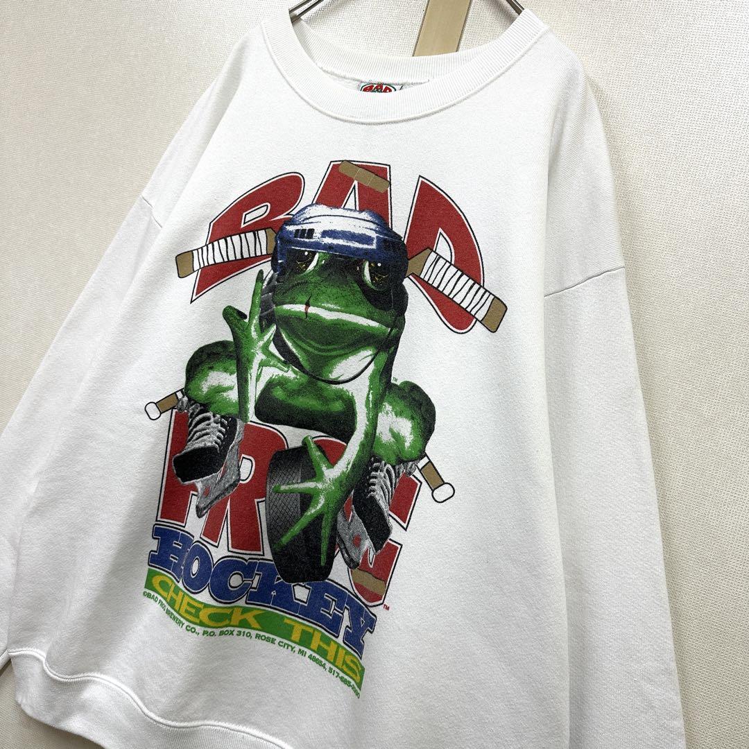 高級品市場 FROG BAD BEER バドワイザートレーナ カエル トレーナー スウェット トップス