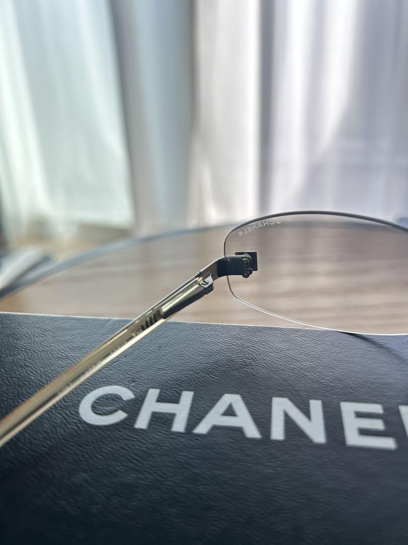 美品　CHANEL サングラス クリア フレームなし　メンズ　レディース