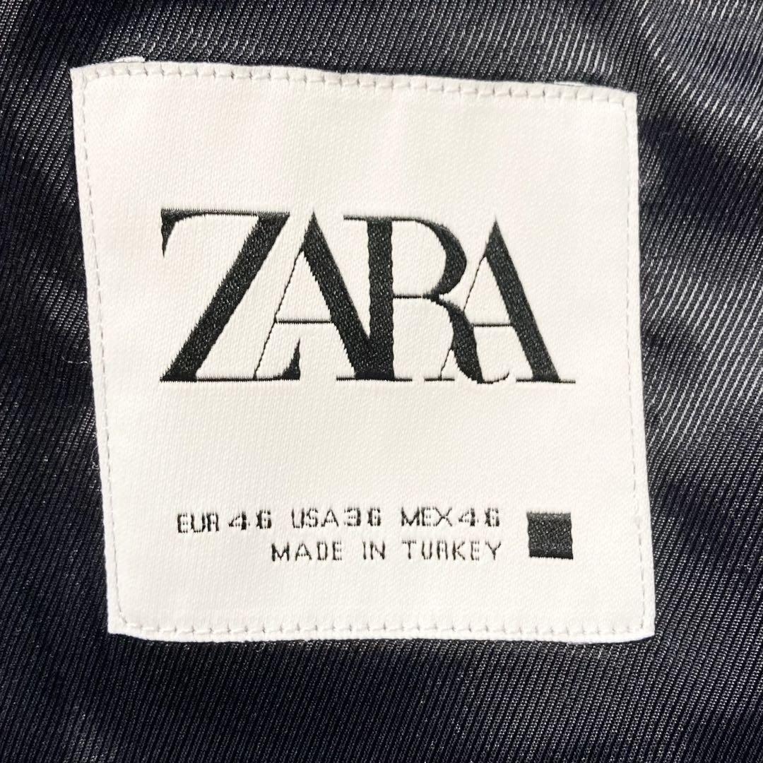 【あ】ZARA スーツ セットアップ ライトブルー ポリエステル L あ様専用】ZARA スーツ セットアップ ライトブルー ポリエステル