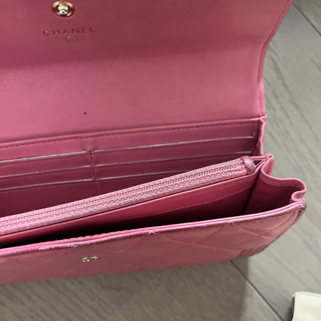 CHANEL 長財布 マトラッセ