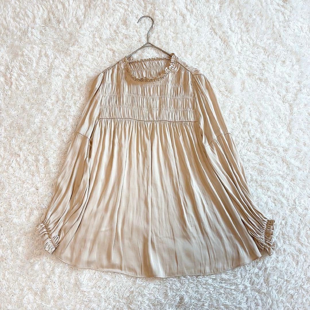 美品✨ダイアグラム セットアップ ティアードスカート ブラウス ギャザー 36