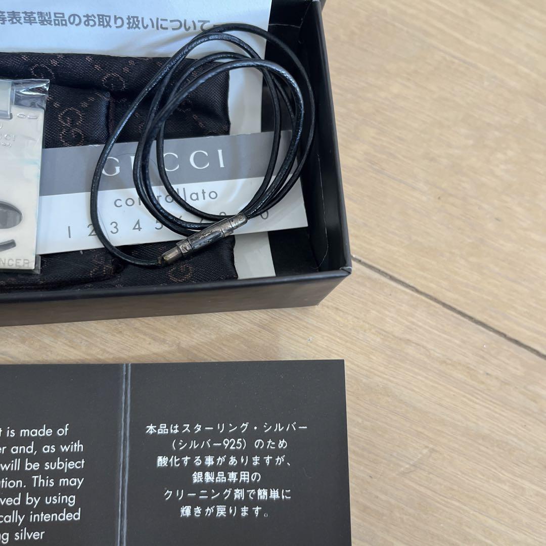 新品未使用GUCCI 希少 CANCER かに座 ネックレス シルバー925