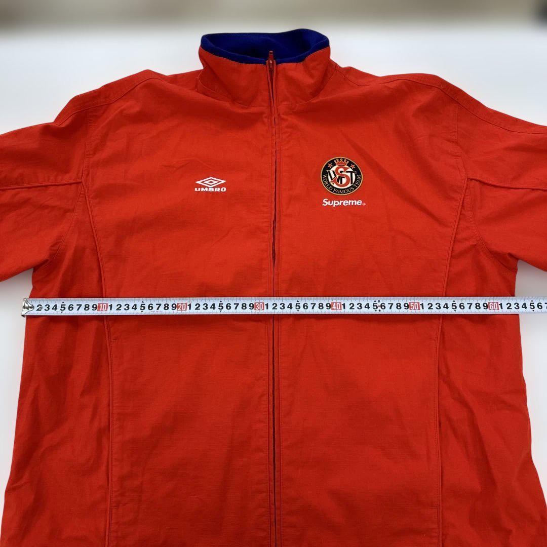 美品　超レア　Supreme Umbro 赤ジャケット　サイズL