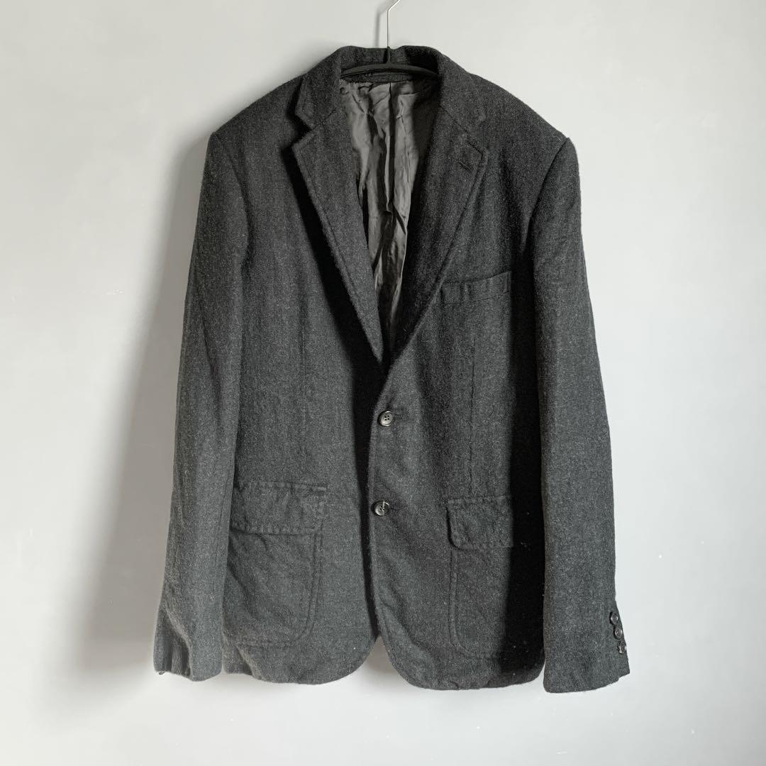 コムデギャルソンオム ウール縮絨ジャケット XS CDG Homme ブルゾン