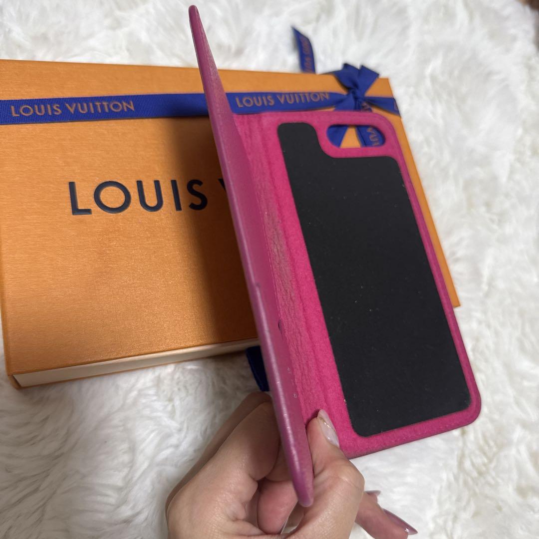 ルイヴィトン　マヒナ　手帳型iPhone 7plus/8plus ケース ルイヴィトン マヒナ 手帳型iPhone 7plus/8plus ケース - メルカリ