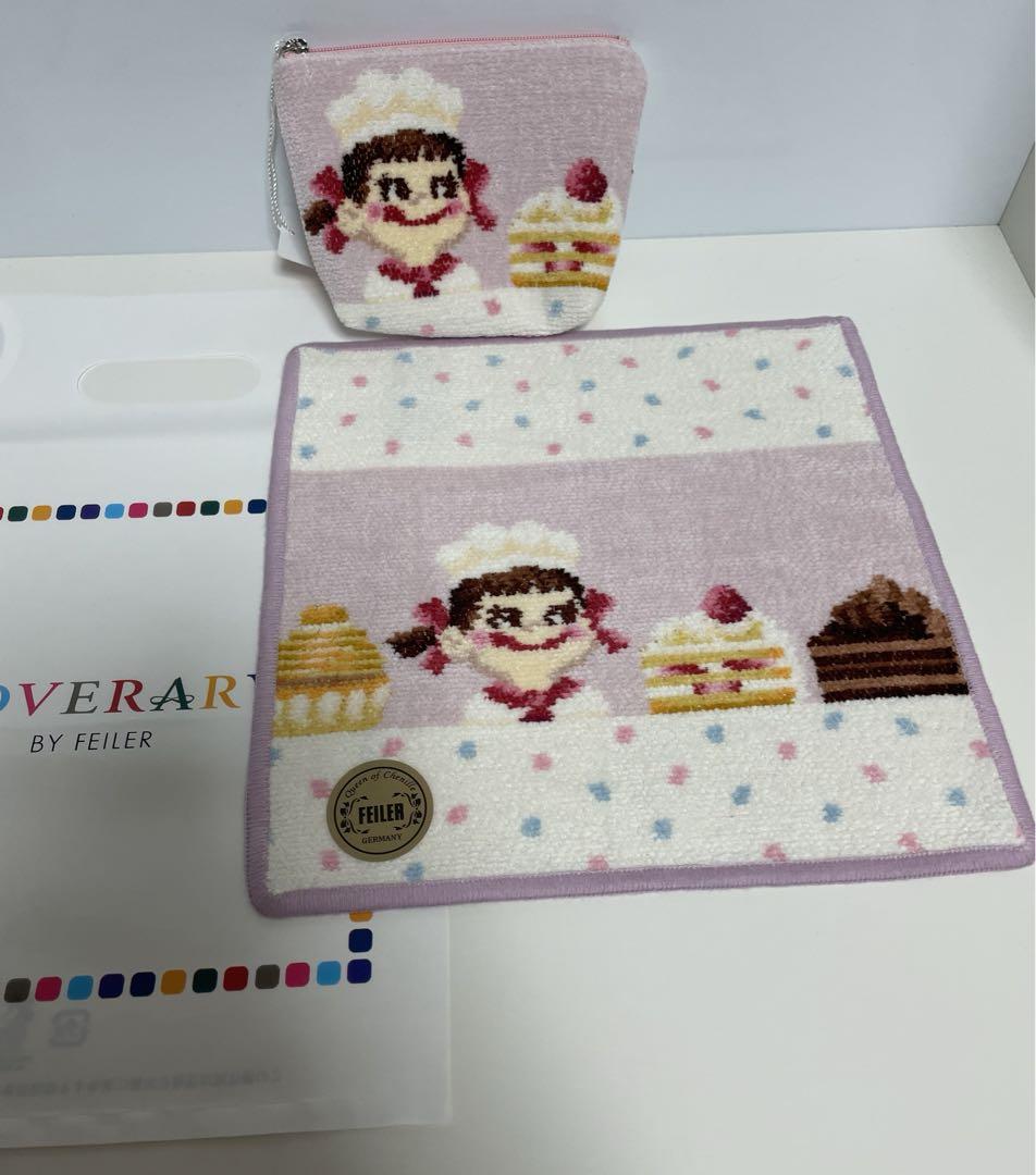 フェイラー FEILER ペコちゃん ポーチ 小 ハンカチ 完売品