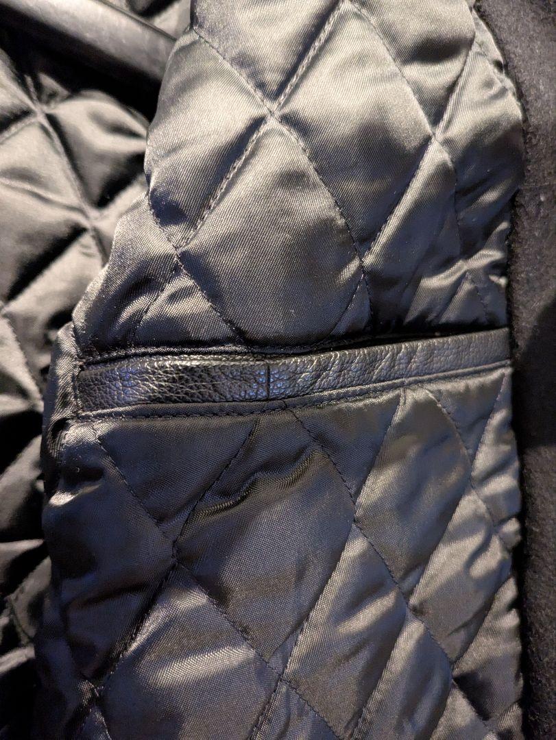 GB Sport（Golden bear）スタジャン ウール 袖レザー XL