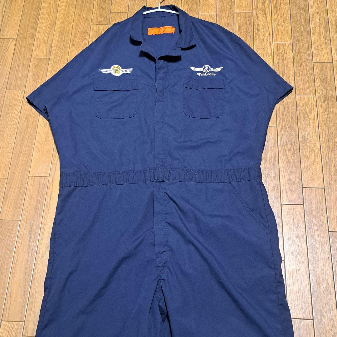 【つよし】RED KAP 半袖 つなぎ ジャンプスーツ オールインワン