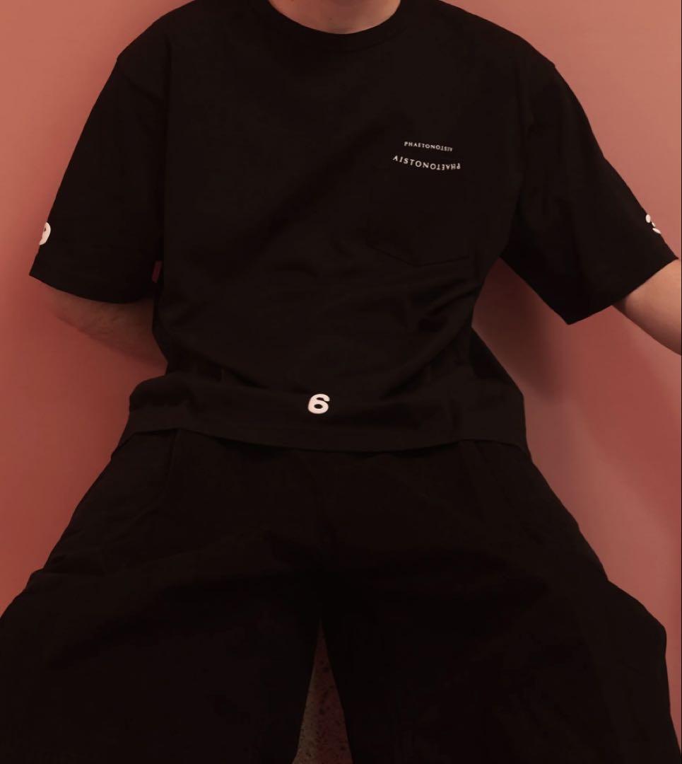 アイドル AISTON x PHAETON PHOTO T-SHIRT BLACK