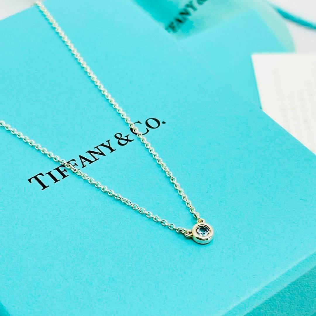 【極美品】　TIFFANY& CO. ティファニー ダイアモンド　ネックレス 極美品 Tiffany_Co.ティファニー ダイヤモンドネックレス - メルカリ