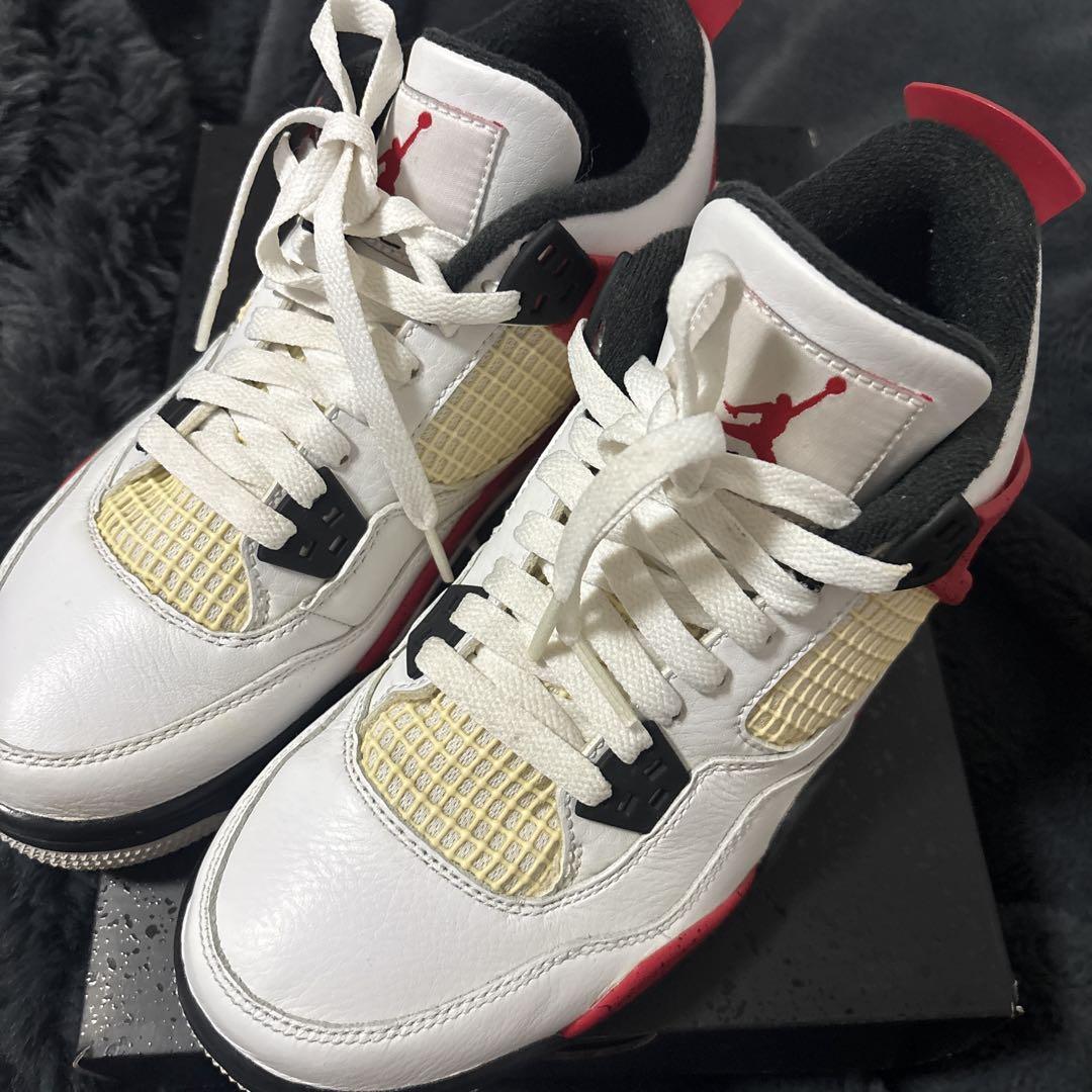 シューズ(女性用) Nike Air Jordan 4 Retro \"Red Cement\"