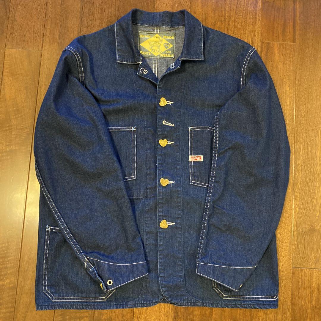 【完売品】 TCB JEANS キャットハート デニムカバーオール サイズ38