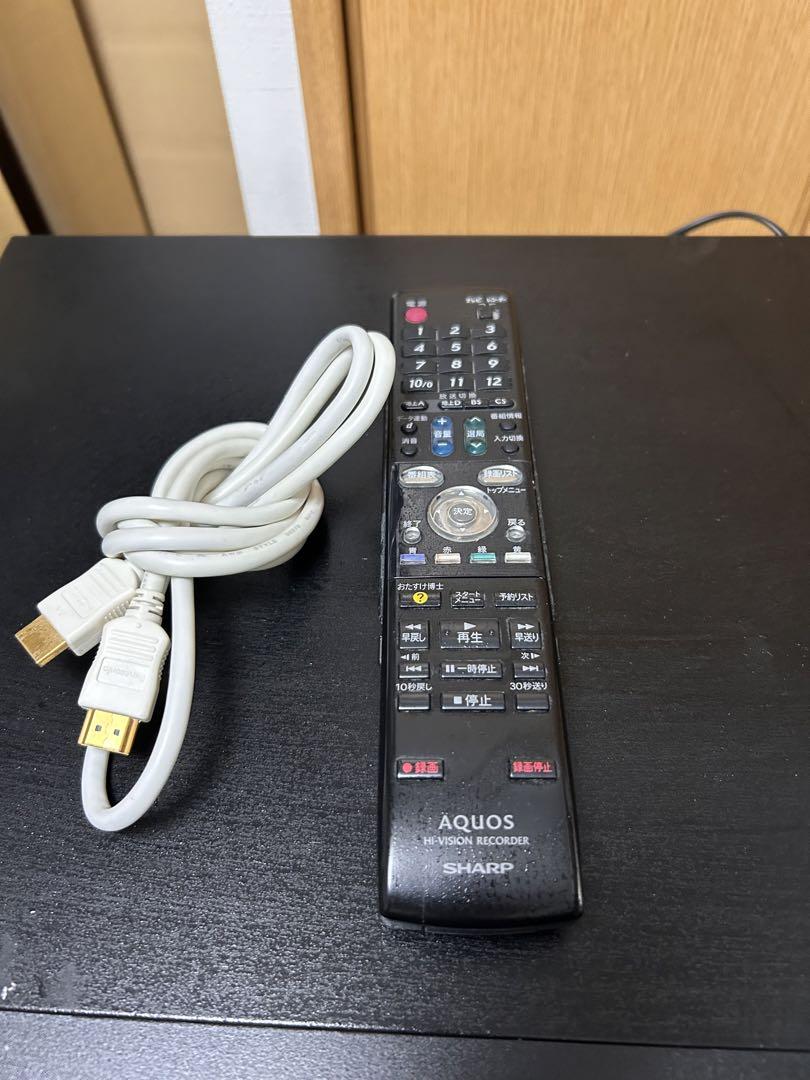 SHARP ハードディスク・DVD・ビデオー体型 レコーダー DV-ACV52