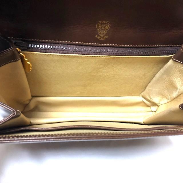 GUCCI オールドグッチ 26 01 3970 ブラウン ショルダーバッグ
