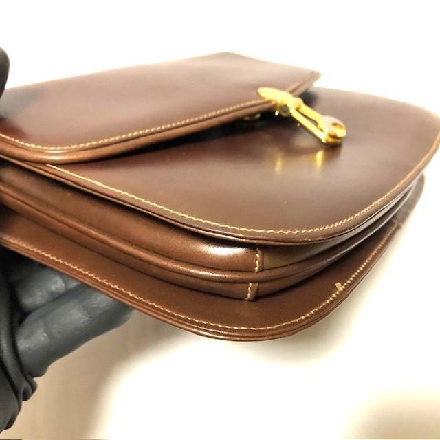 GUCCI オールドグッチ 26 01 3970 ブラウン ショルダーバッグ