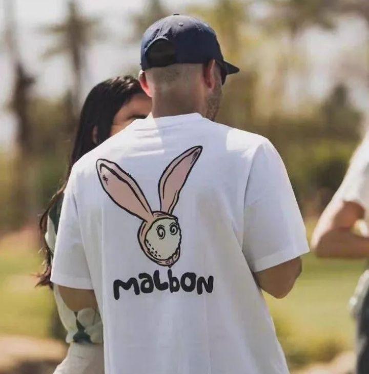 ☆即発送&L☆マルボンゴルフ Malbon 半袖 シャツ Tシャツ