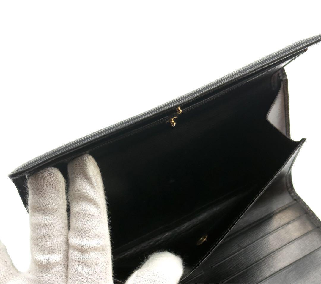 ルイヴィトン【最高級美品】エピノワールポルトフォイユインターナショナル三つ折り