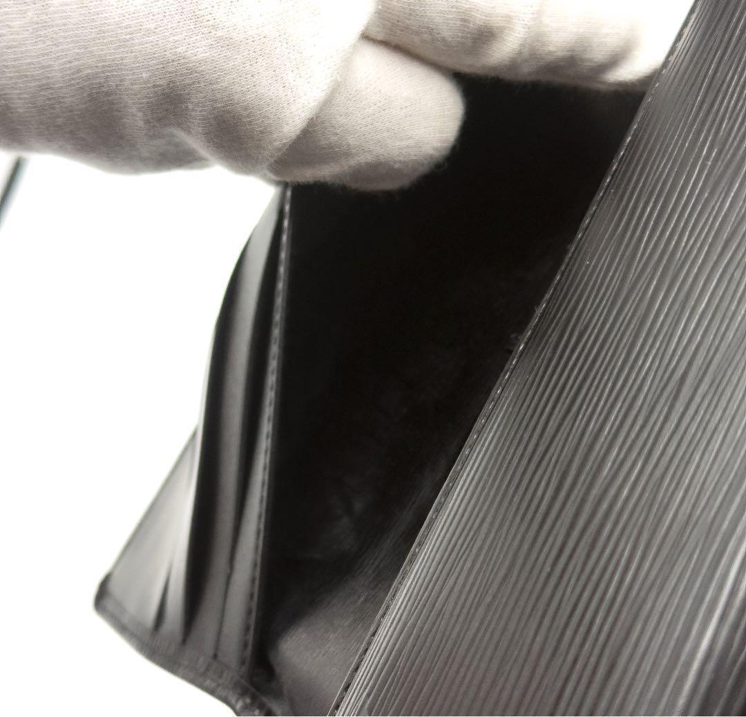 ルイヴィトン【最高級美品】エピノワールポルトフォイユインターナショナル三つ折り