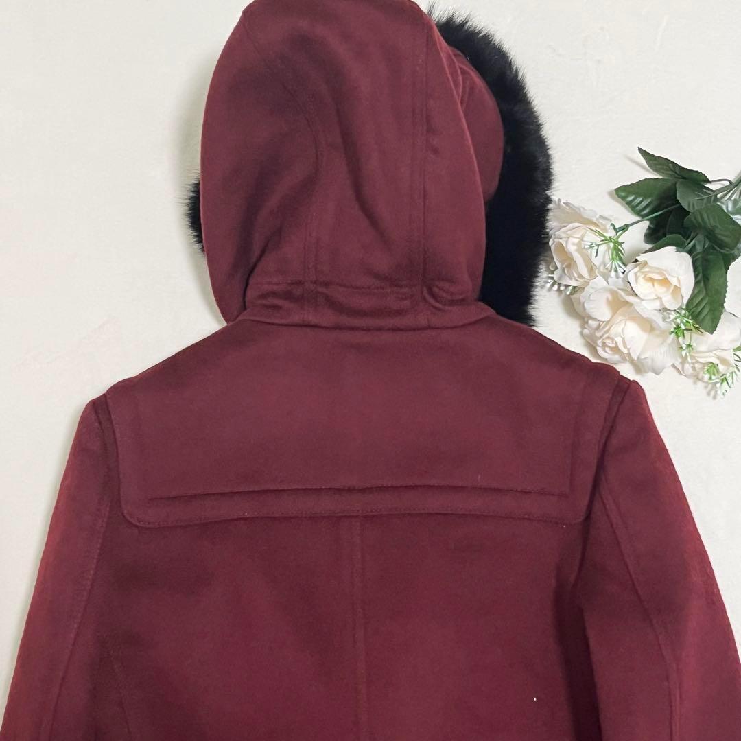 【美品】BURBERRY BRIT 2wayダッフルコート フォックスファー