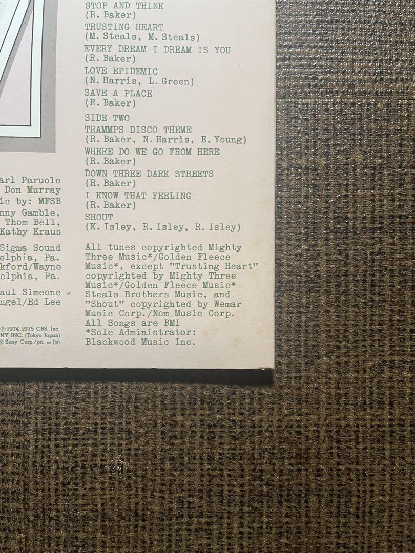 Trammps 幻のトランプス デビューLP レコード