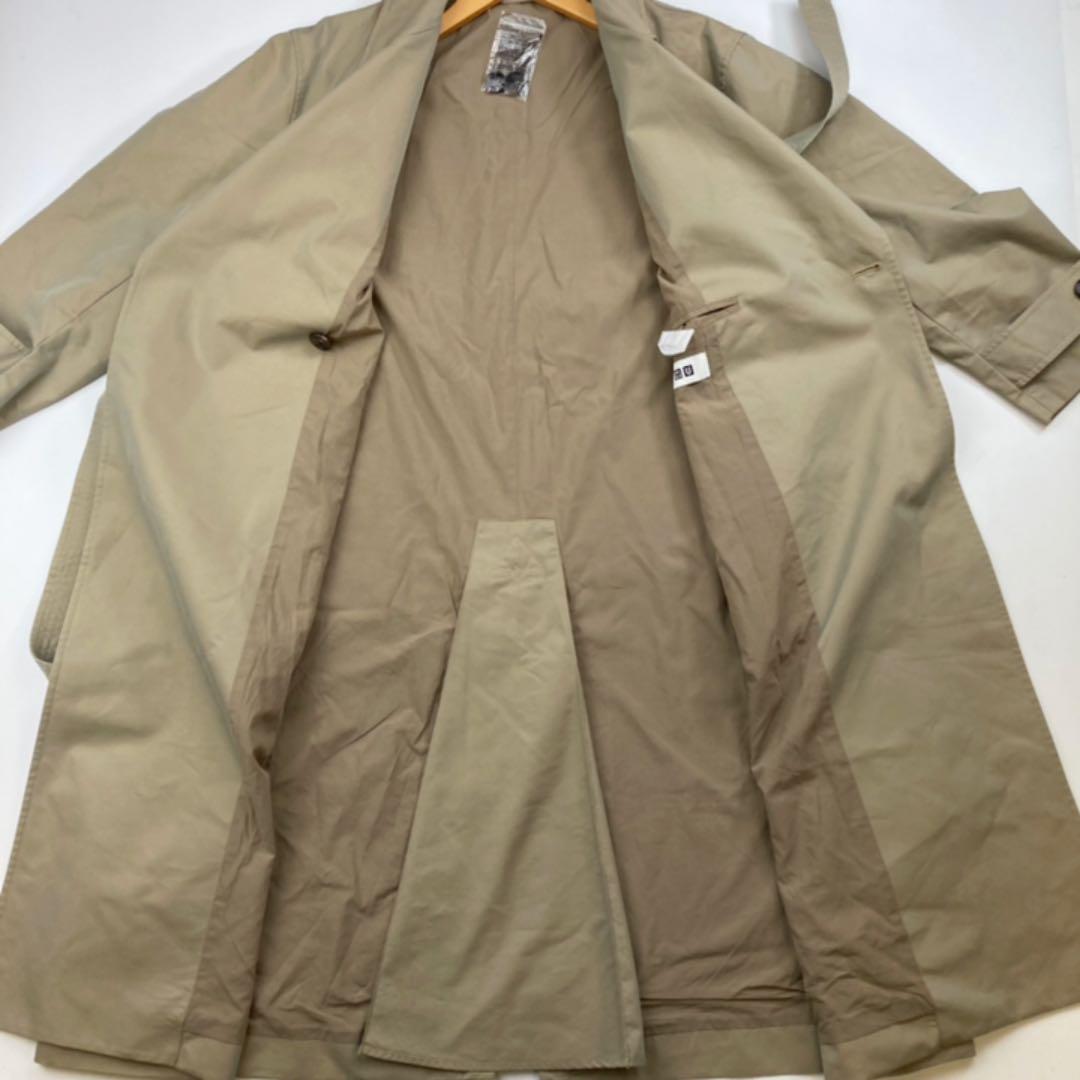 新品　UNIQLO U 玉虫カラー ダブルブレストトレンチコート　1672