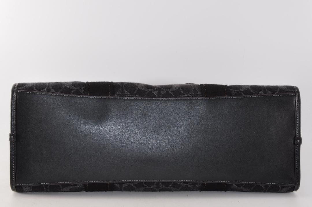 未使用 COACH コーチ CQ672 ラージスミス デニム トートバッグ