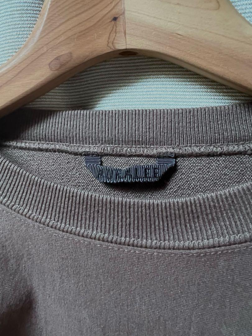 オーラリー　SUPER MILLED SWEAT P/O 3 定価35,200円