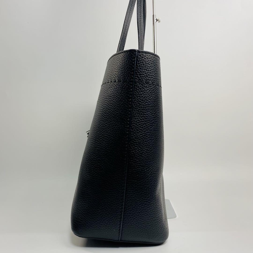 【美品】トリーバーチ　マックグロー　トートバッグ　A4　タッセル　ブラック