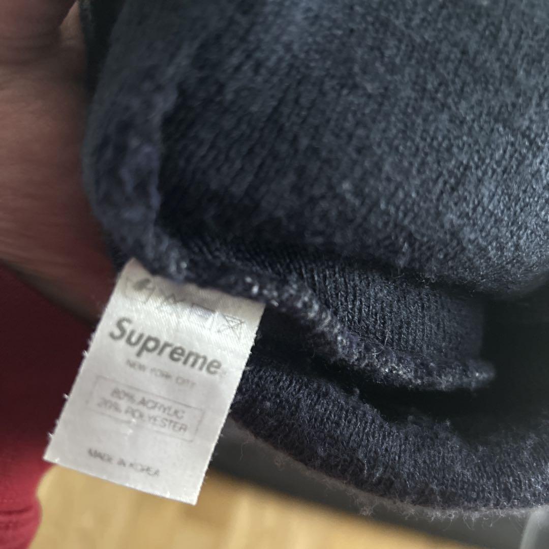 Supreme ニット帽 ネイビー Supreme ニット帽 ネイビー