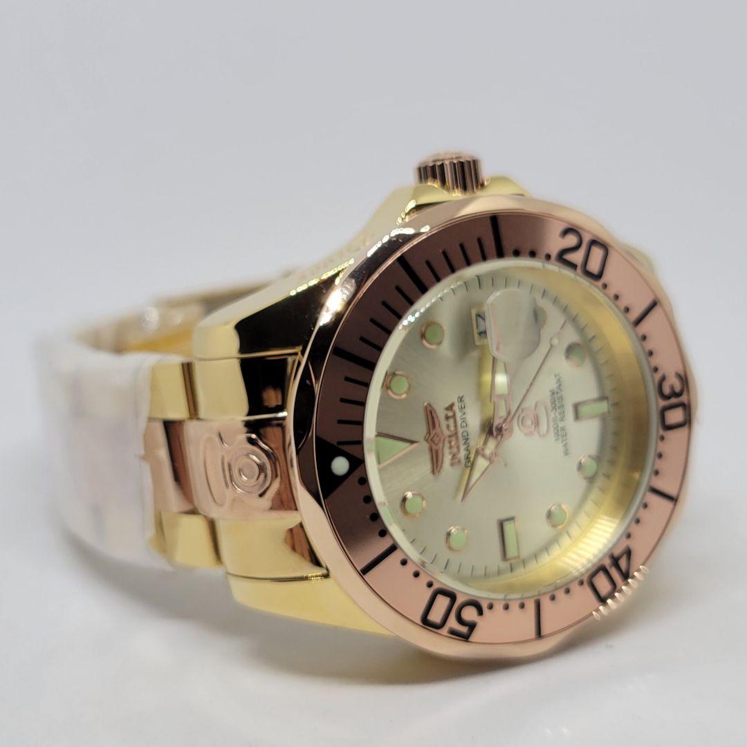 インビクタ 47mm グランドダイバー ダブルゴールド / シャンパン