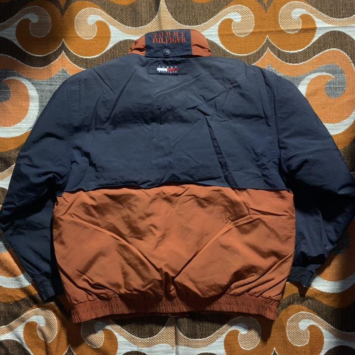 新作登場 90s Tommy Hilfiger ナイロン中綿ダウンジャケット hBQ0s-m52092860707 超激得格安