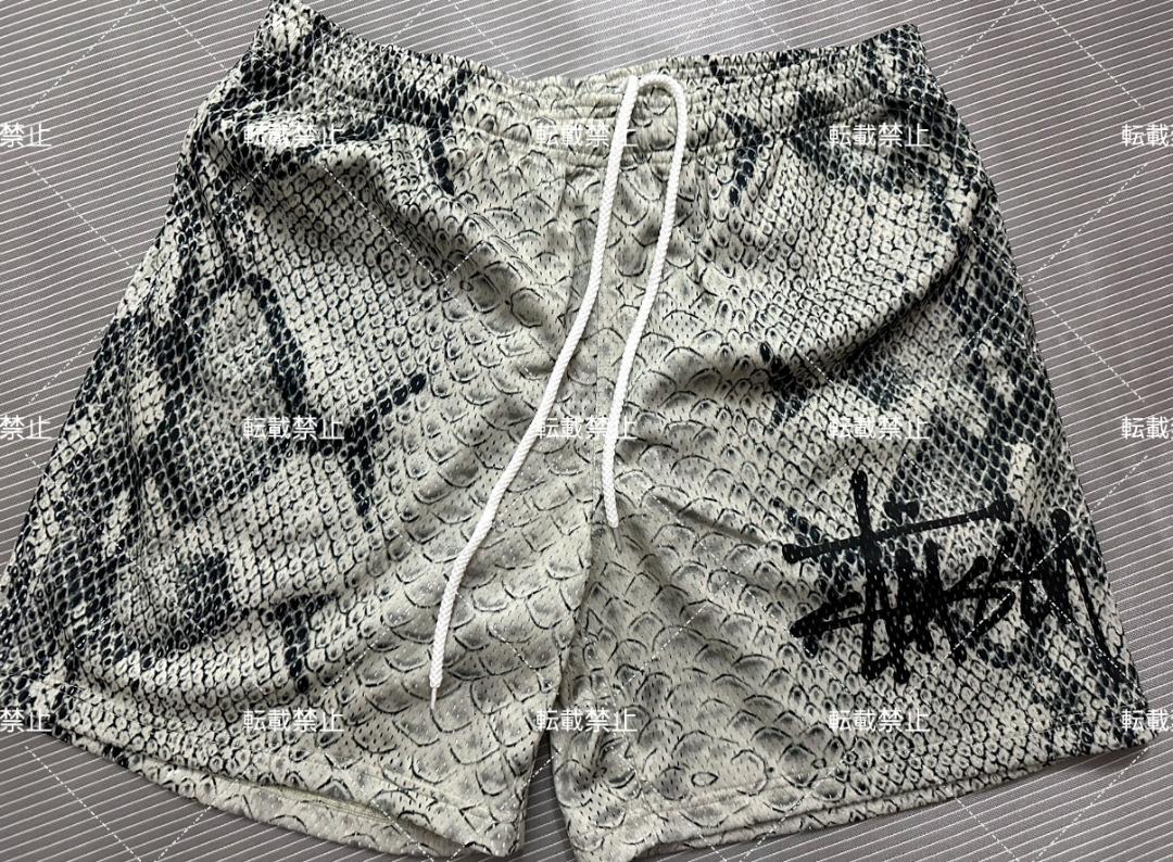 STUSSY MESH SHORT BASIC SNAKE ショートパンツ ☆24SS 大人気☆STUSSY MESH SHORT BASIC SNAKE (STUSSY/ハーフ