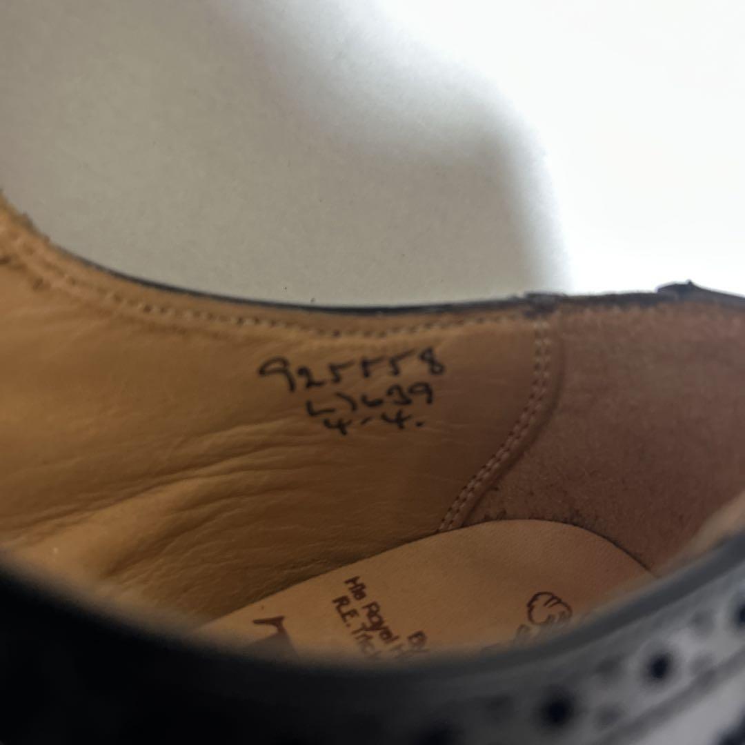 新品 Tricker's ブラック メリージェーン シューズ 4-4 革靴