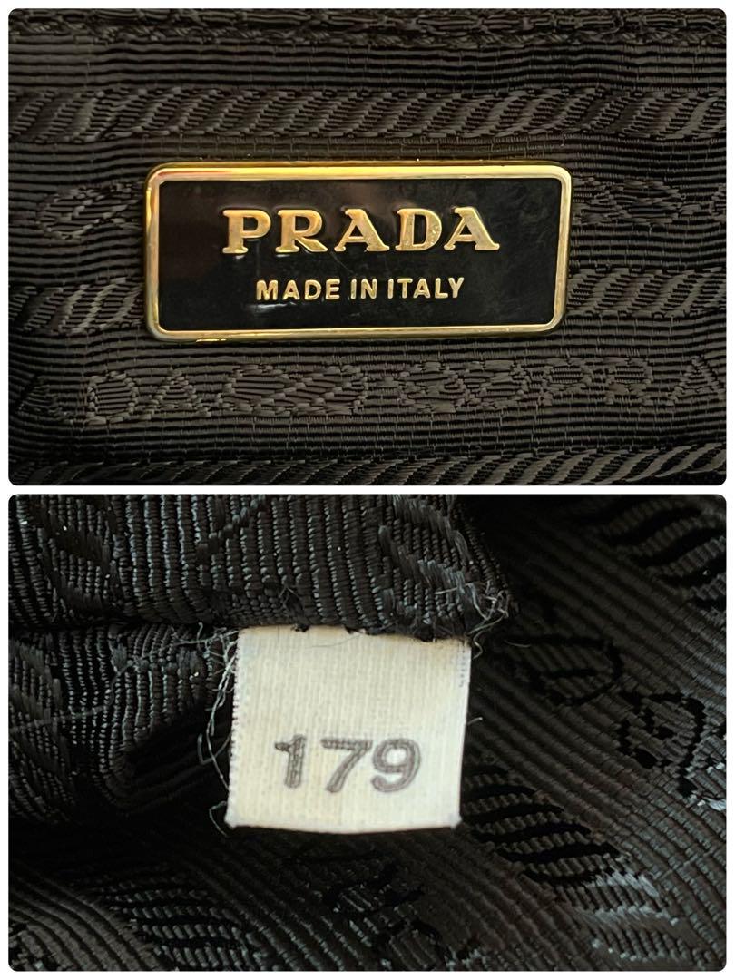 極美品✨PRADA ショルダーバッグ　2WAY キルティング　トートバッグ　黒