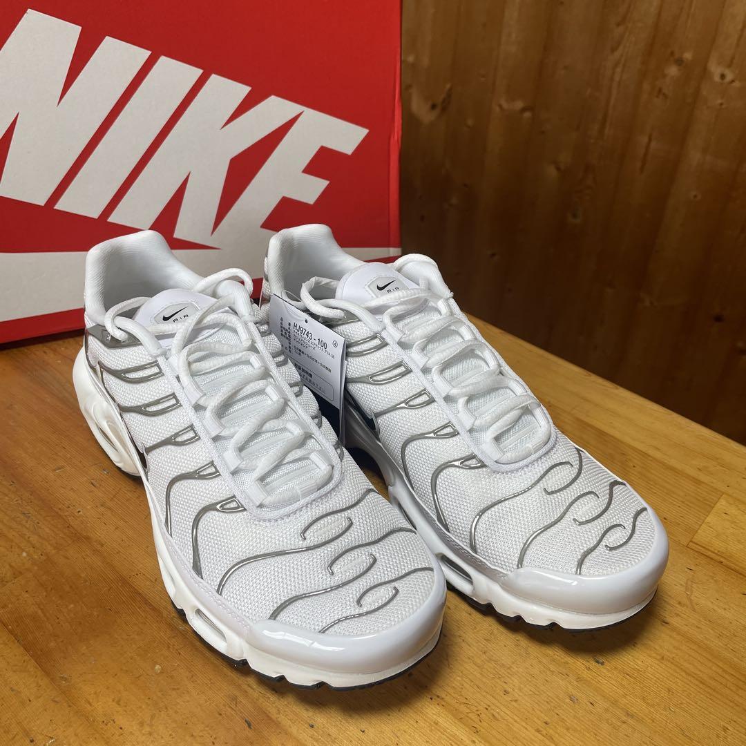 W Air Max Plus SE“White Chrome\" レディー25cm