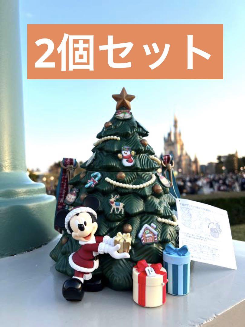 人気の贈り物が大集合 2個セット ディズニー クリスマスツリーポップコーンバケット 90
