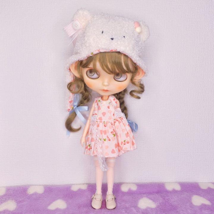 ブライスアウトフィット衣装　ブライス用　可愛い帽子3点セット　Blythe