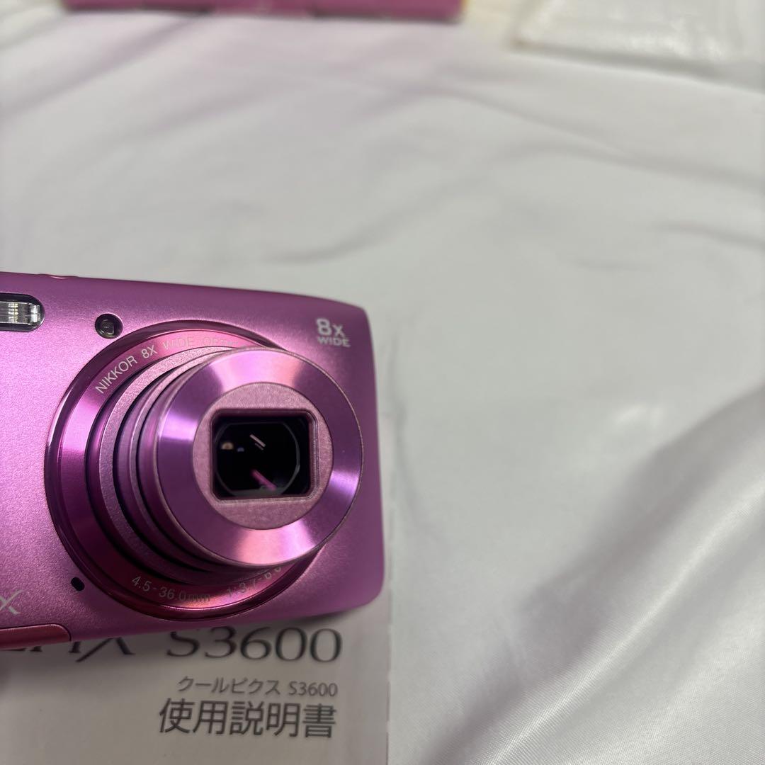 Nikon COOLPIX S3600 アザレアピンク　美品！