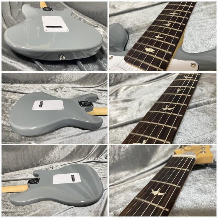美品 2024年製 左利き用 PRS SE Silver Sky Lefty