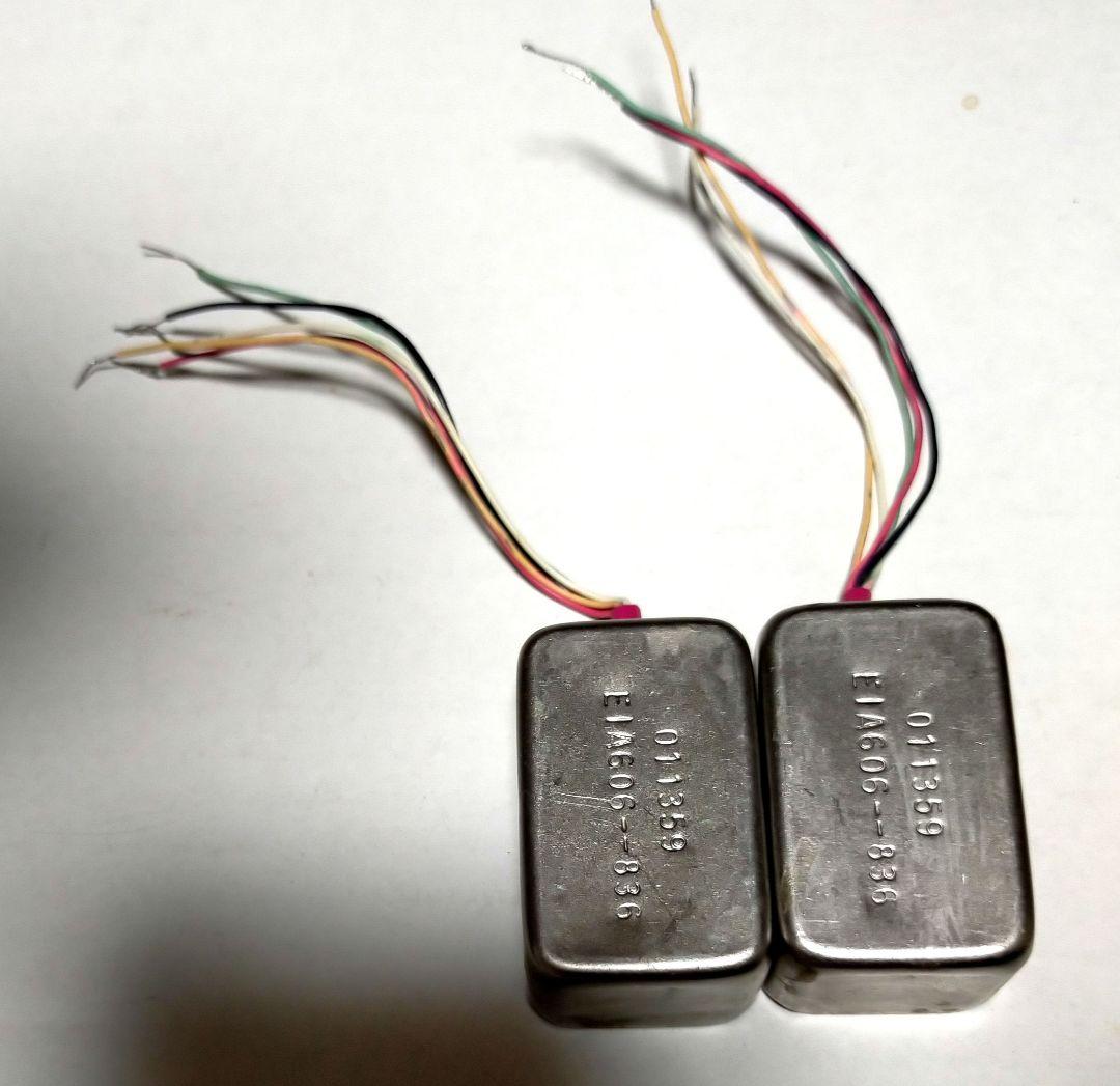 未使用品 スイス Schumacher シューマッハ MC昇圧トランス ペア