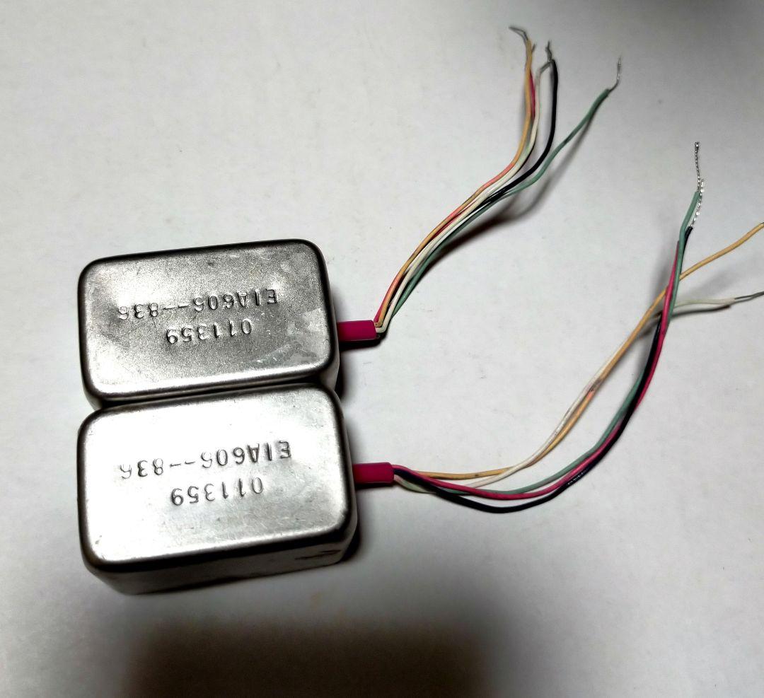 未使用品 スイス Schumacher シューマッハ MC昇圧トランス ペア