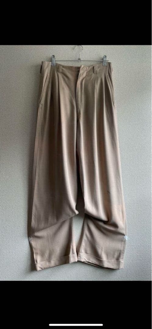 1950s rayon gabardine slacks 