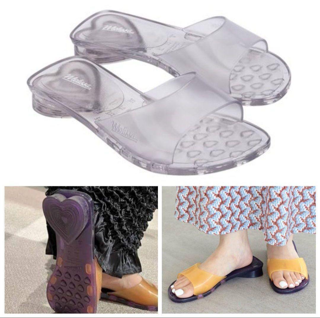 ☆メリッサ melissa ジェリーハートサンダル 5 22.0～22.5クリア