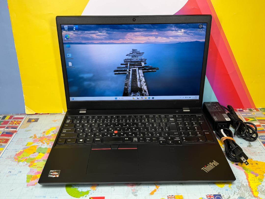 16GB FHD 美品 レノボ L15 15.6型 Office ノートPC