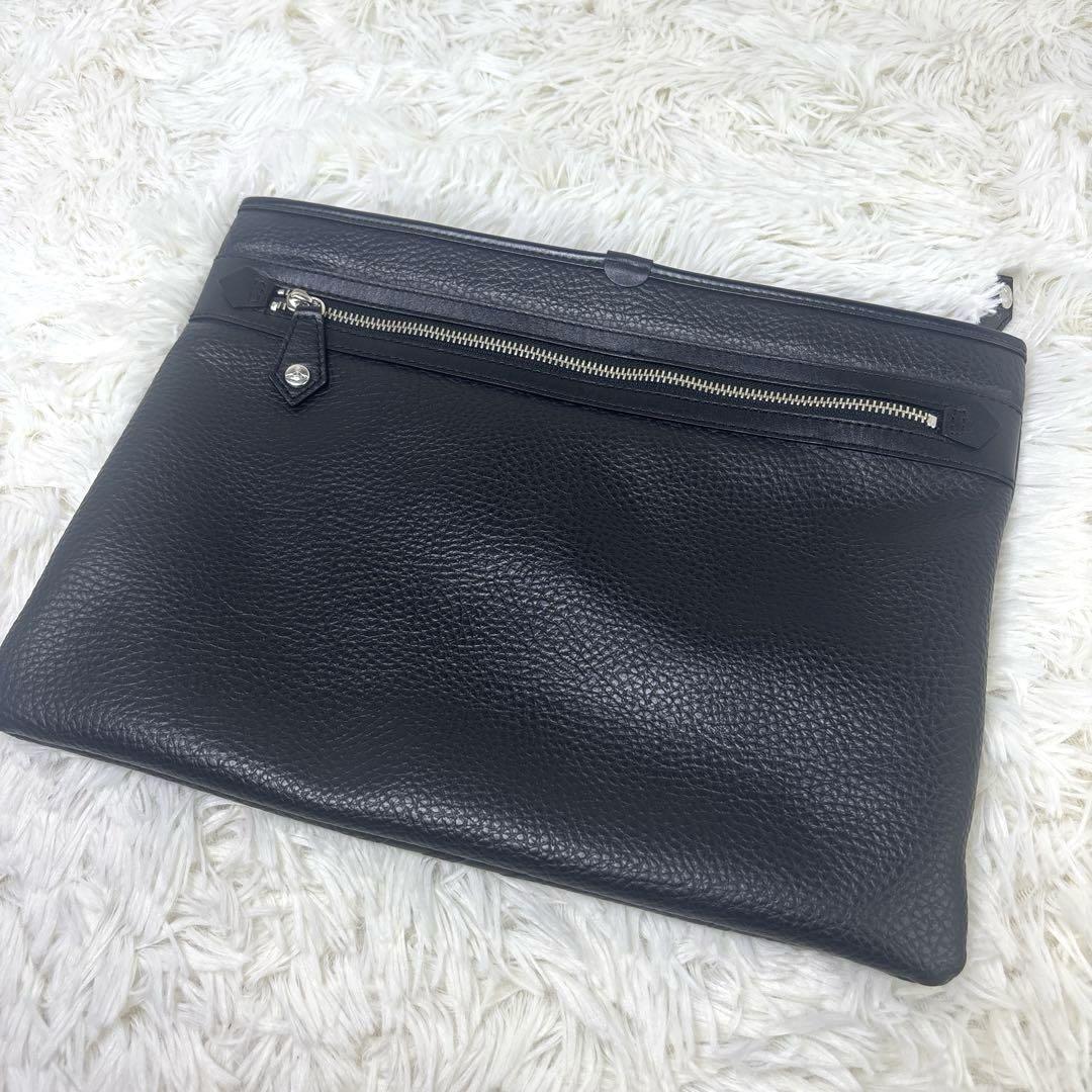 極美品] Vivienne Westwood クラッチバッグ シボ革オーブ