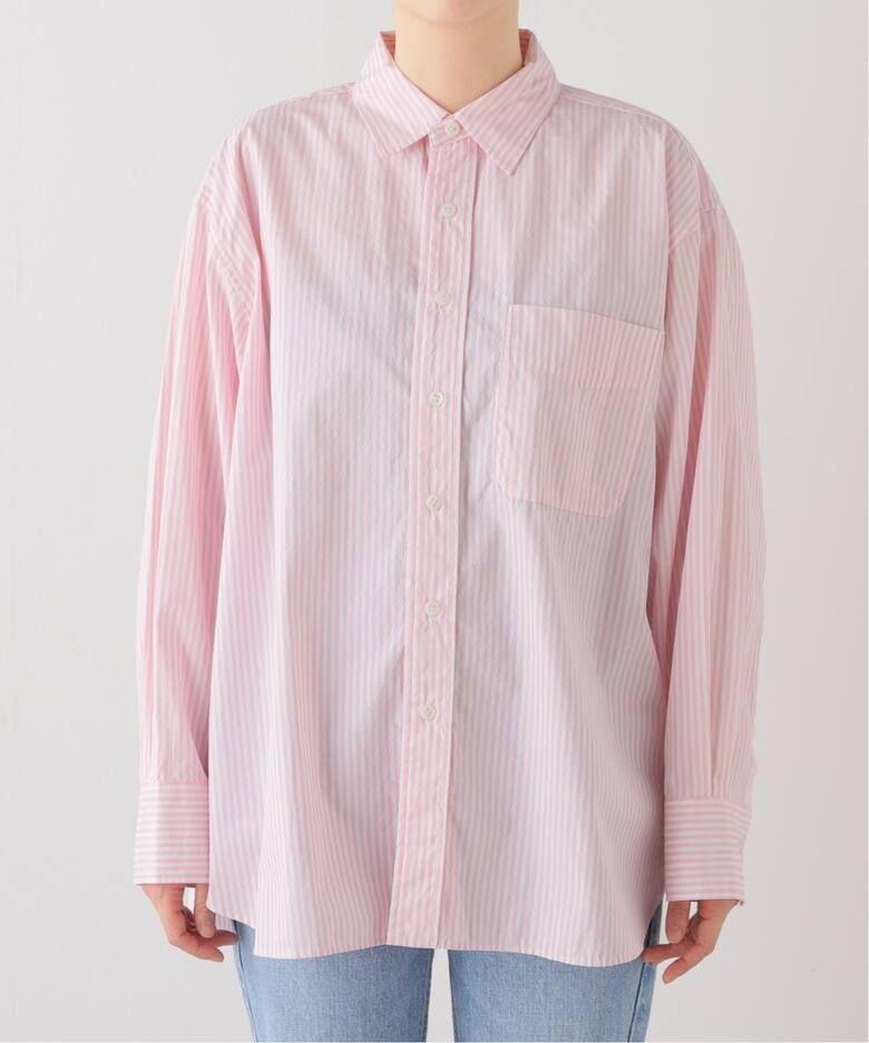 Spick and Span　コットンブロードワイドスクエアシャツ