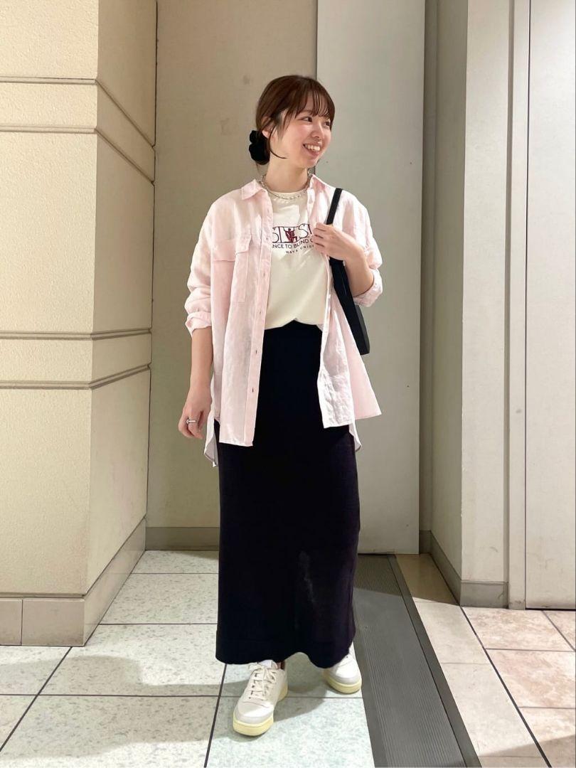 Spick and Span　コットンブロードワイドスクエアシャツ